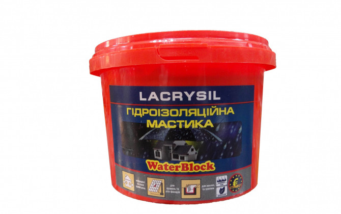 Мастика акриловая гидроизол. супереластичная 3кг